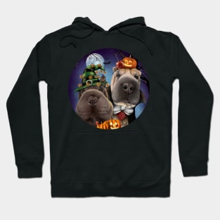 Halloween Shar Pei Hoodie